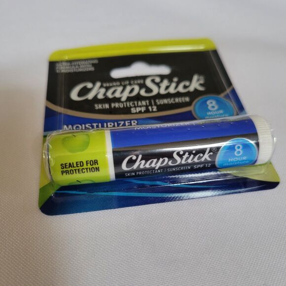 New Chapstick Green Apple Lip Balm Moisturizer Sunscreen SPF Discontinued Sealed - Picture 5 of 7